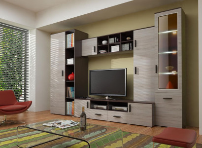 Living room Wall shelf TV Wardrobe Wall cabinets Shelf Wood Living room Furniture new